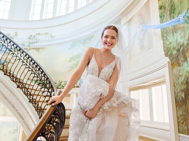 Bride on Stairs