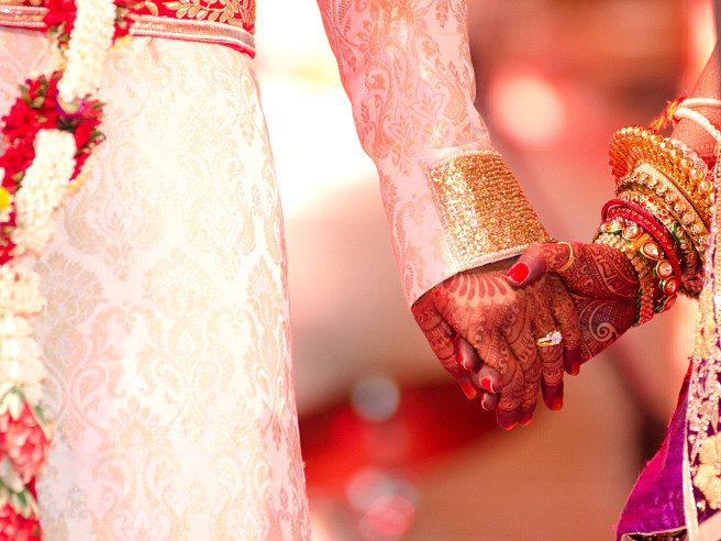 Holding hands - India