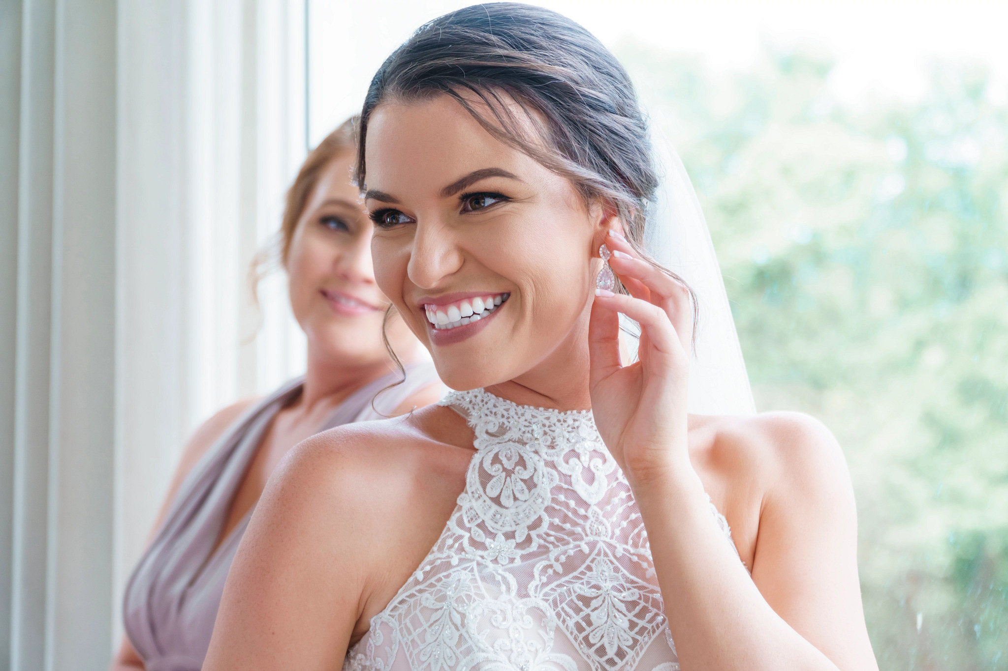 Bride Smiling